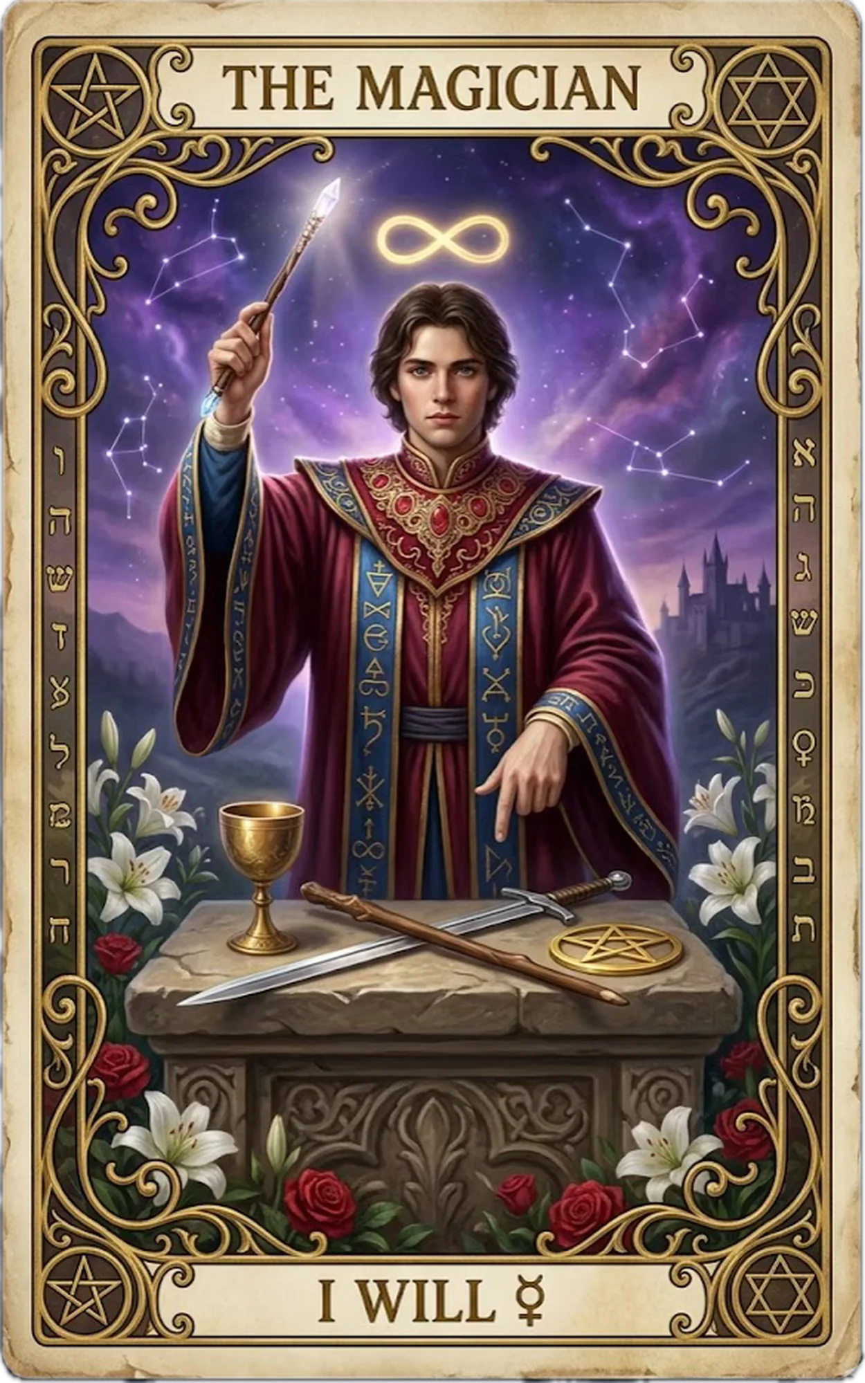 The Magician tarot card