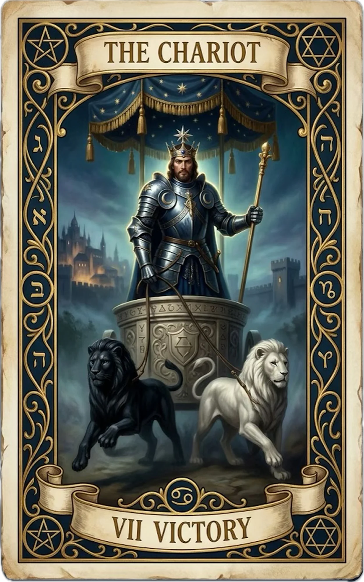 The Chariot tarot card