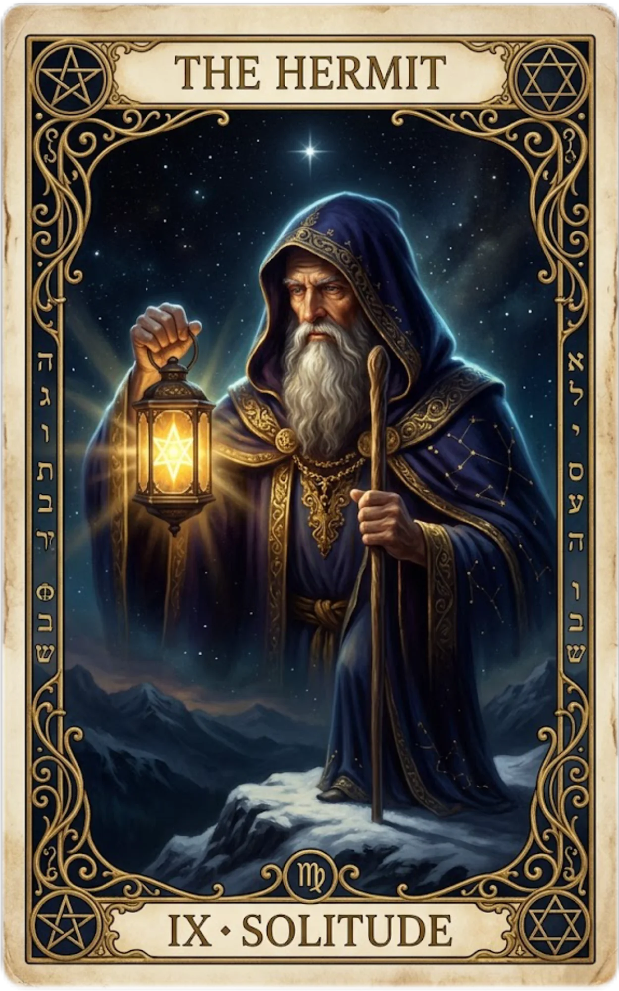 The Hermit tarot card