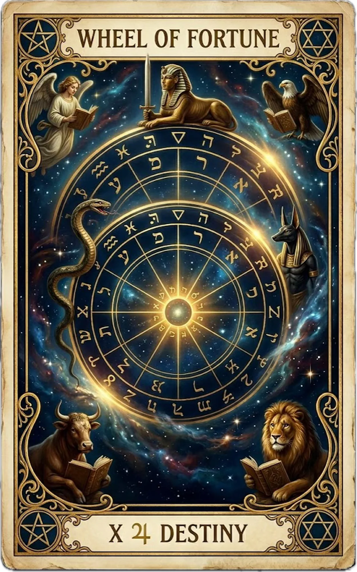 Wheel of Fortune tarot card