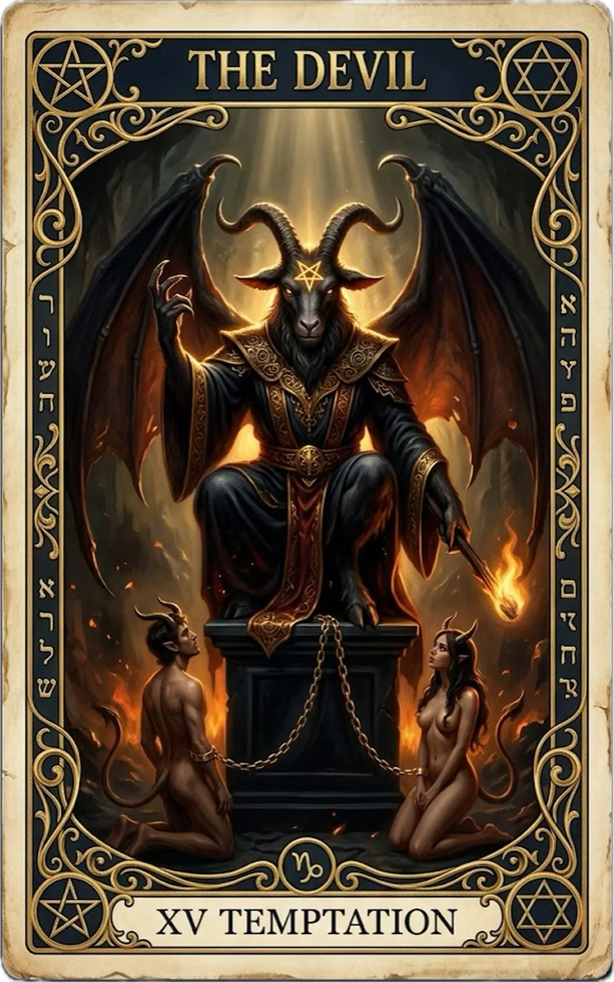The Devil tarot card