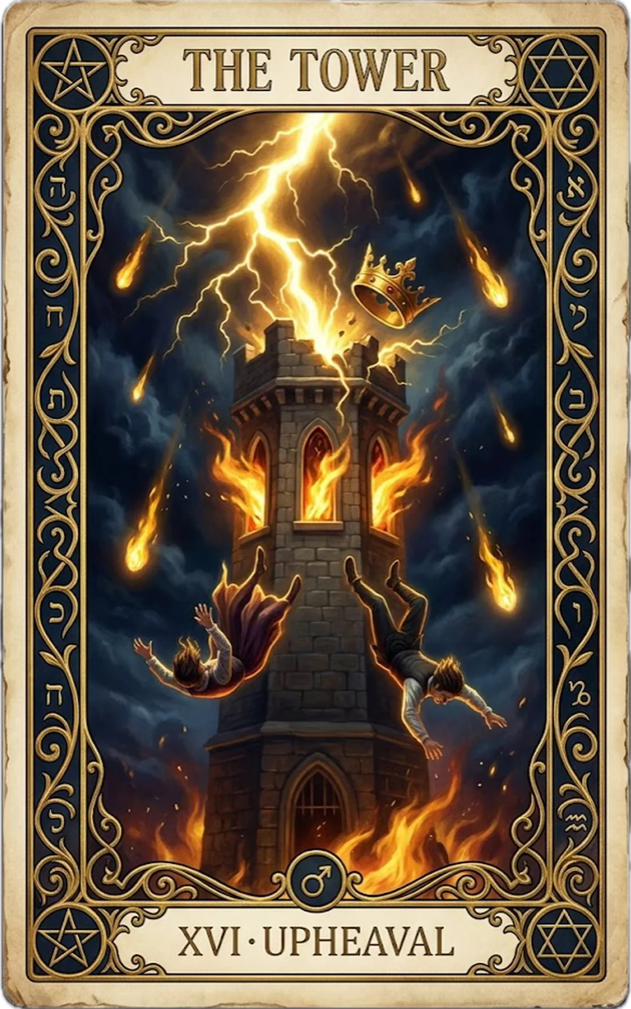 The Tower tarot card