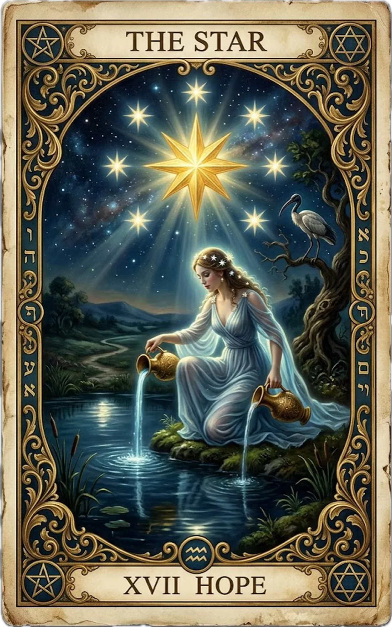 The Star tarot card