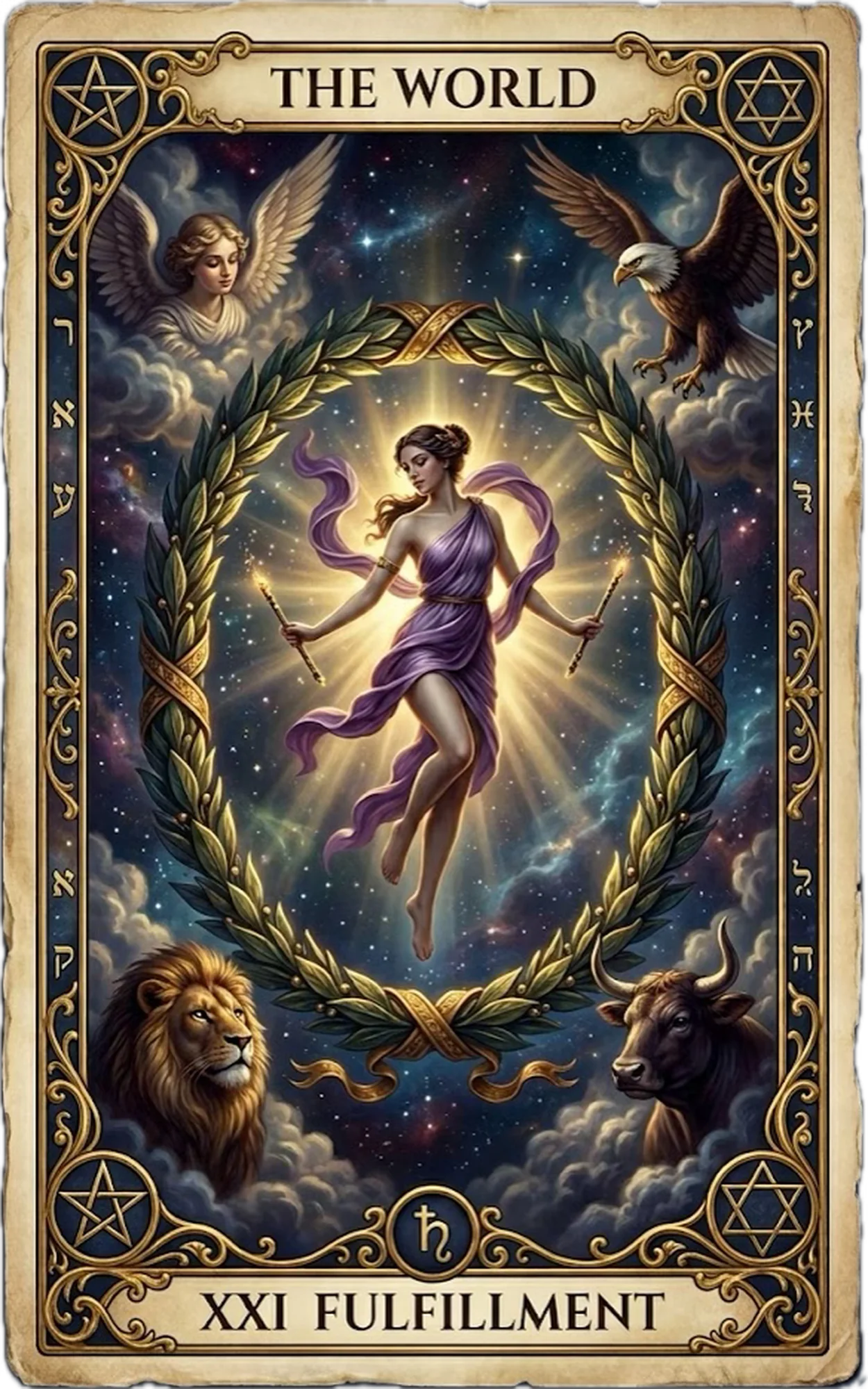 The World tarot card